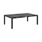 Armen Living Cuffay 4 Piece Outdoor Patio Furniture Set in Black Aluminum and Rope with Gray Cushions 840254332447 - alternate 7